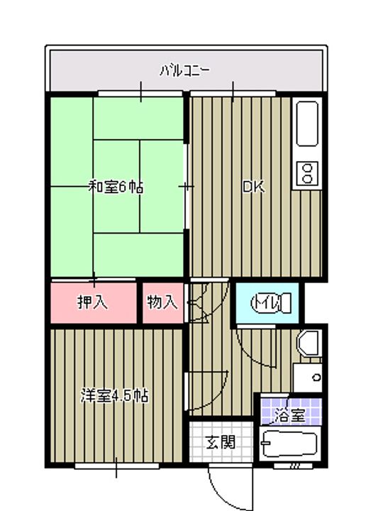横山ビルの間取り