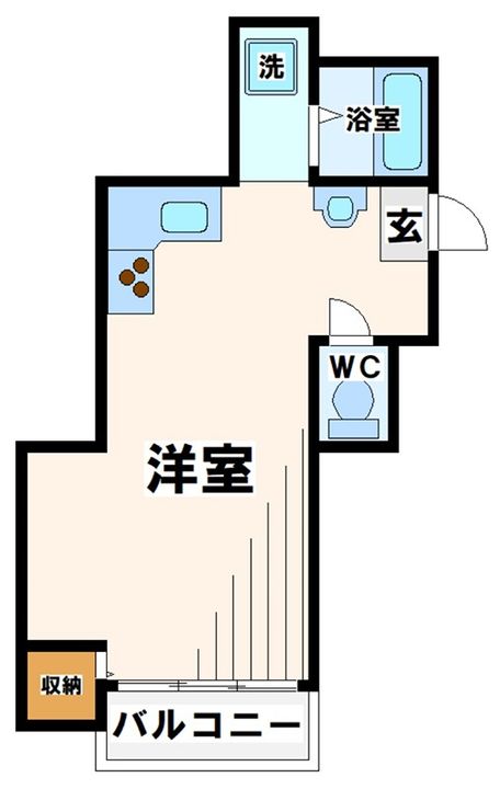 東京都府中市美好町2(マンション)の賃貸物件の間取り