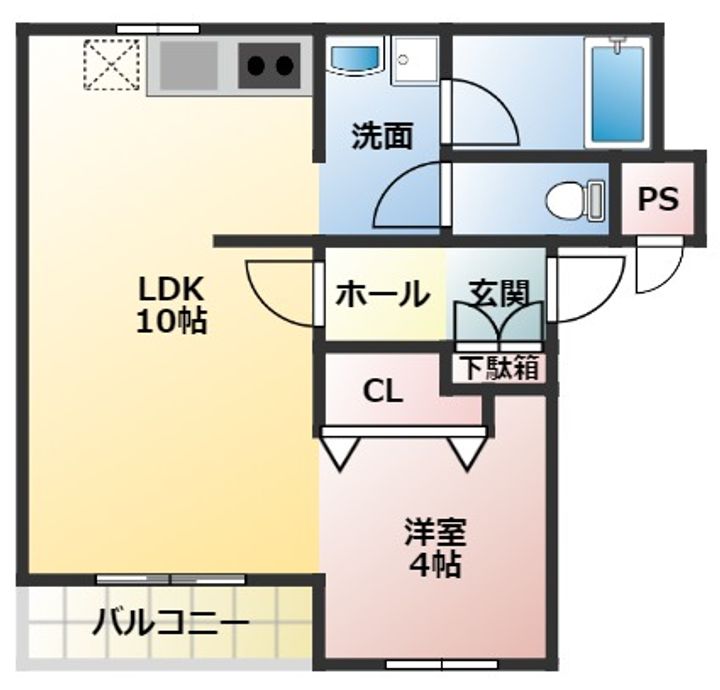 サンフラワーマンションの間取り