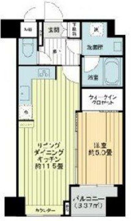 東京都千代田区神田多町2(マンション)の賃貸物件の間取り
