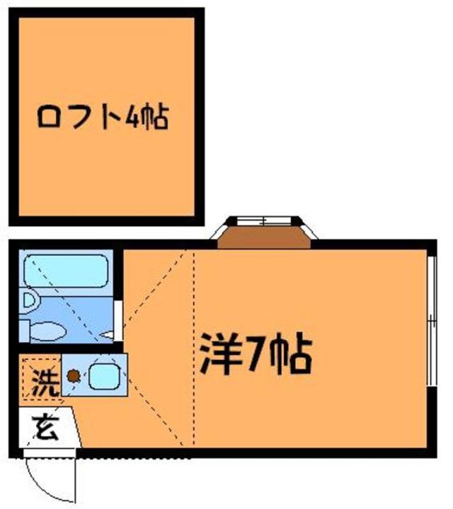 ハイツ飛栄Vの間取り