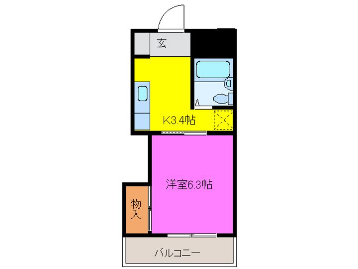 ティアラ神立の間取り