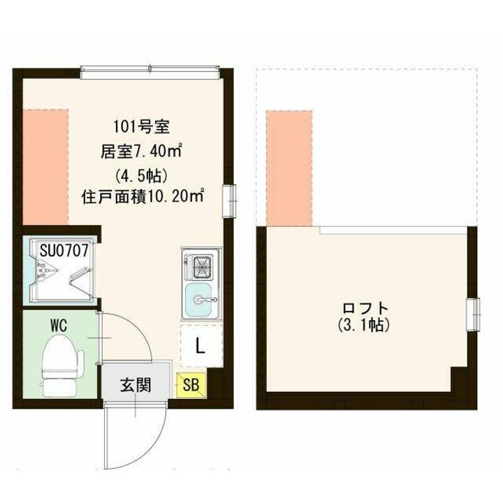 MiLaVita 高田馬場の間取り