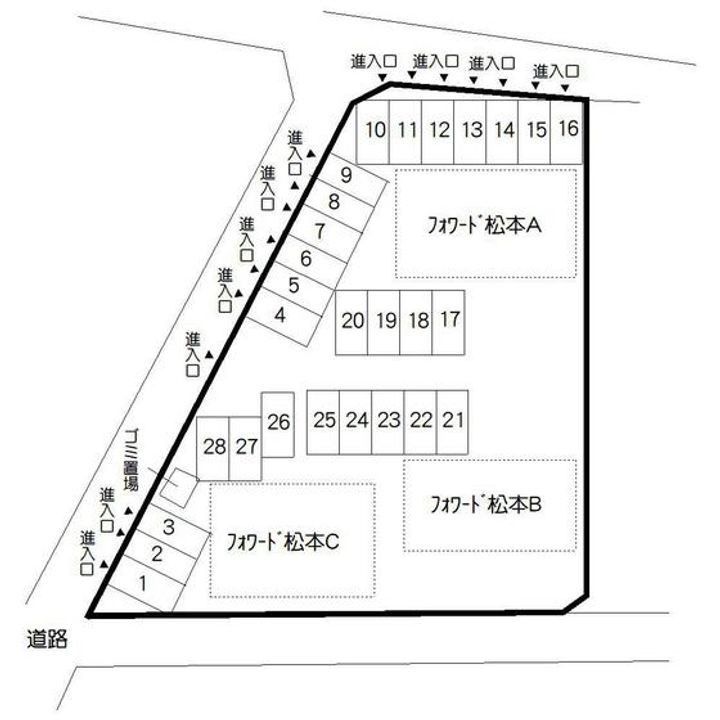フォワード松本Cの地図