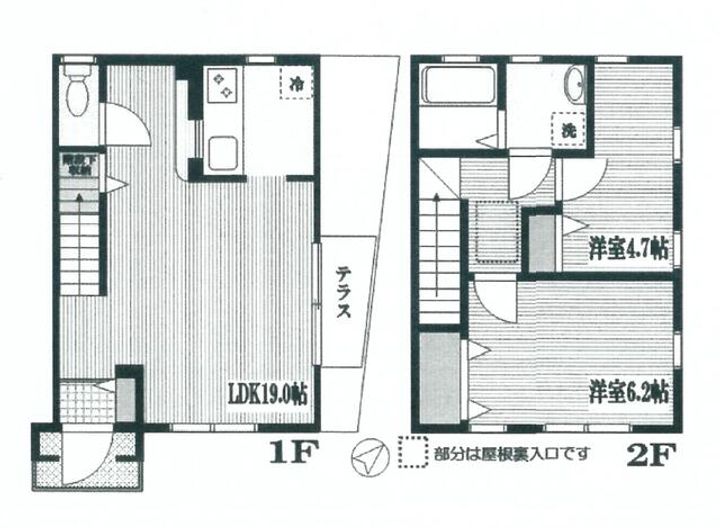 神奈川県川崎市多摩区東生田4(一戸建)の賃貸物件の間取り