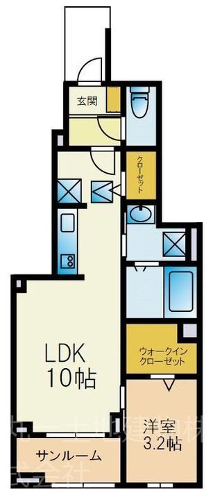 ラメゾン385の間取り