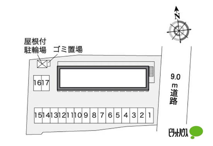レオパレス上田乃郷の地図