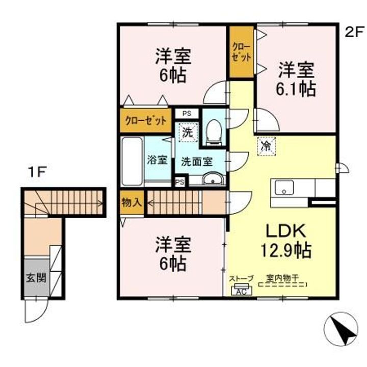 クレセントの間取り