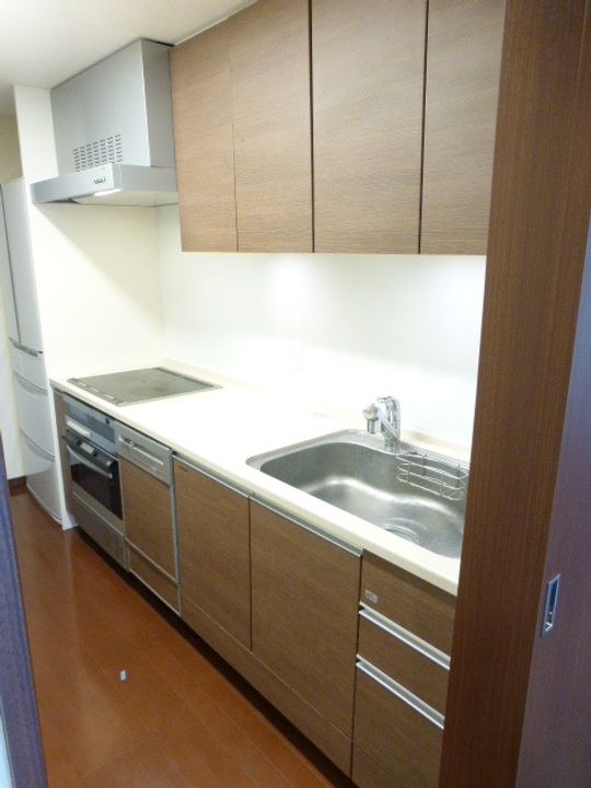 東京都港区東新橋2(マンション)の賃貸物件のキッチン