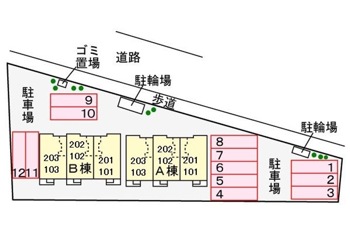 鹿児島県鹿児島市五ヶ別府町(アパート)の賃貸物件のその他画像
