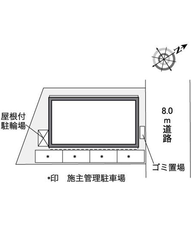 愛知県名古屋市天白区一本松1(アパート)の賃貸物件のその他画像