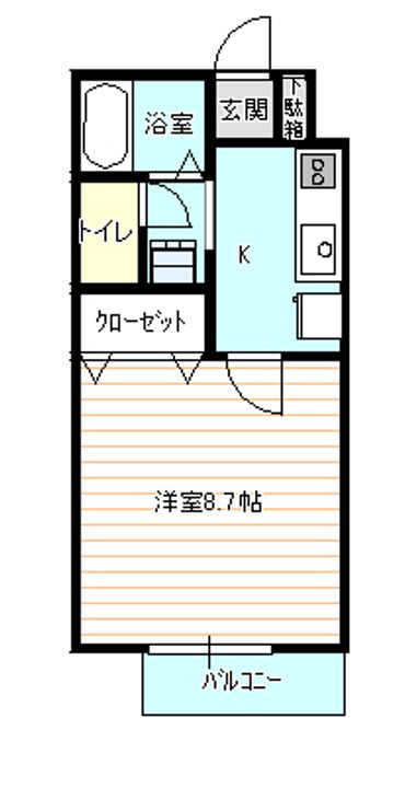 カーサプリメーラ向山の間取り