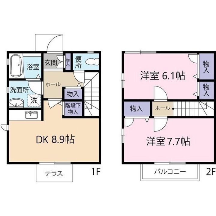 埼玉県さいたま市南区大字広ヶ谷戸(一戸建)の賃貸物件の間取り