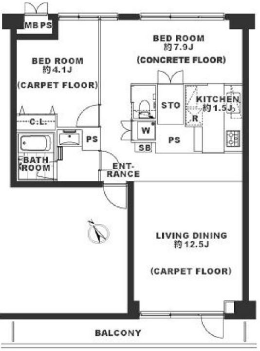 アーバンパーク溝の口の間取り