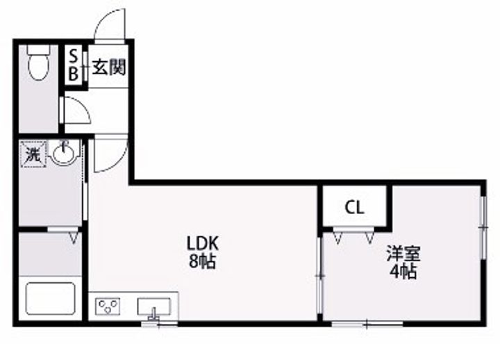埼玉県熊谷市本石2(アパート)の賃貸物件の間取り