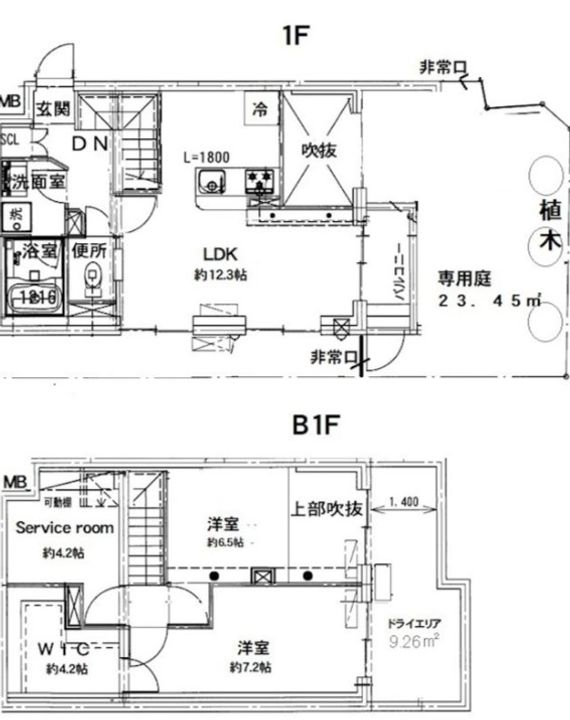 ミライエ表参道の間取り