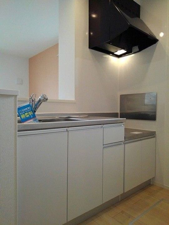 福島県福島市岡部字大旦(アパート)の賃貸物件のキッチン