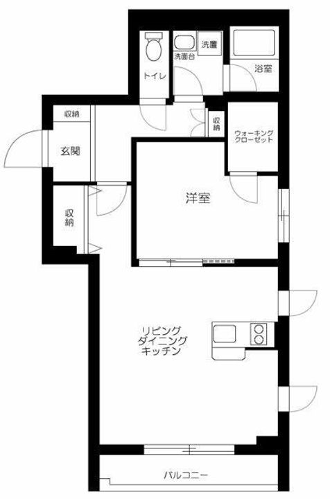 東京都目黒区目黒3(マンション)の賃貸物件の間取り