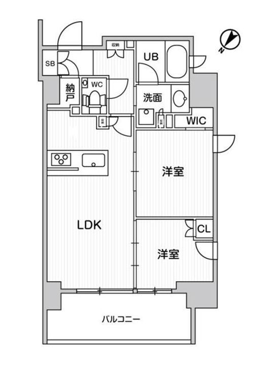 ディームス大井町の間取り