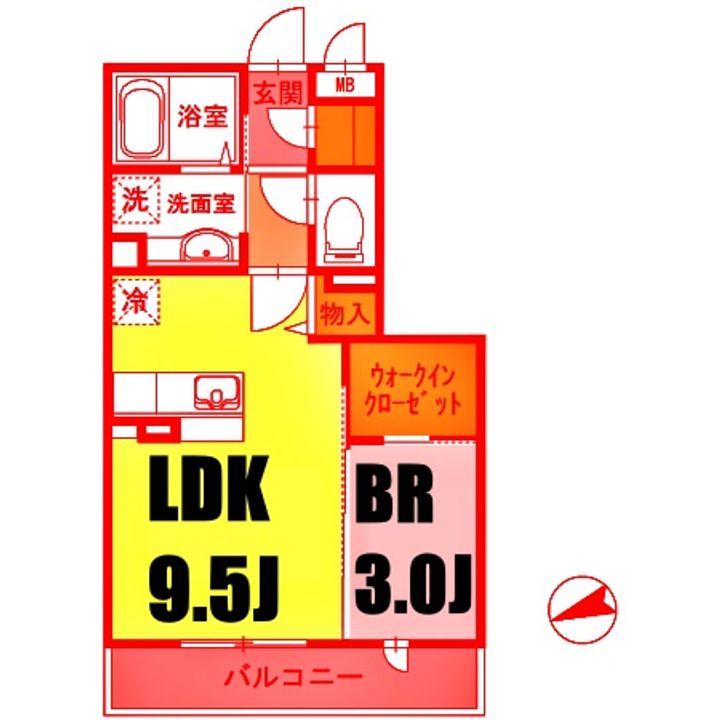 ディアコートの間取り