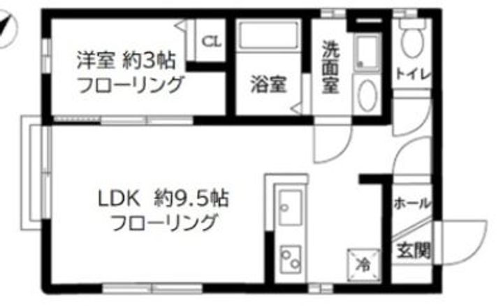東京都墨田区東向島2(アパート)の賃貸物件の間取り