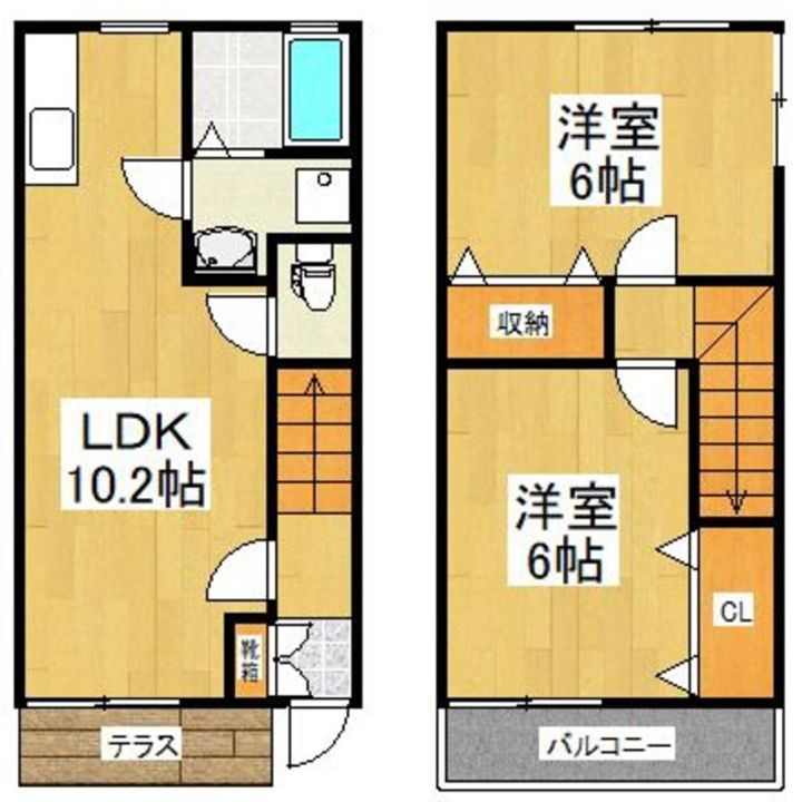 神奈川県川崎市多摩区菅稲田堤3(一戸建)の賃貸物件の間取り