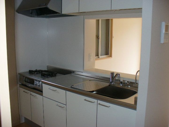 岡山県浅口市鴨方町六条院西(アパート)の賃貸物件のキッチン