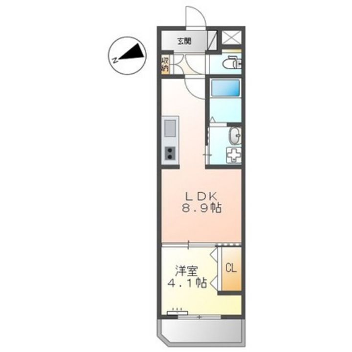 アヴァンティ三篠の間取り