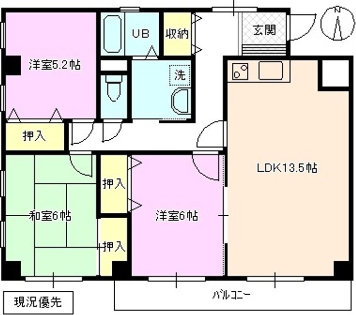 パレスモンタナの間取り