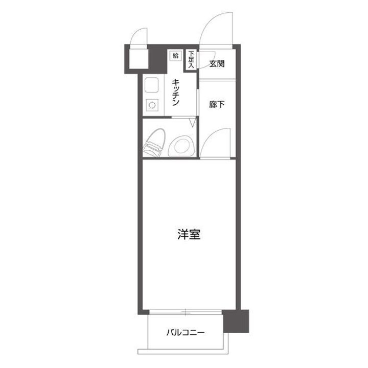 フラッツ100の間取り