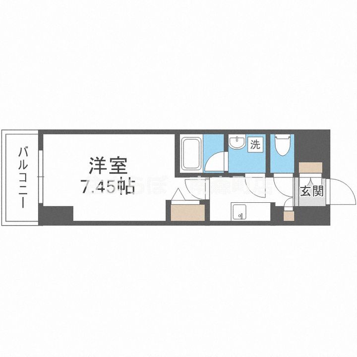 大阪府大阪市北区大淀南1(マンション)の賃貸物件の間取り