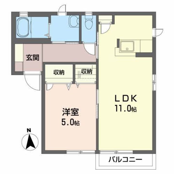 ジュネス南町の間取り
