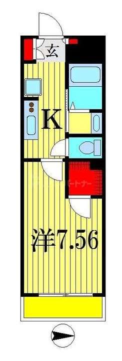 千葉県船橋市本町3(マンション)の賃貸物件の間取り