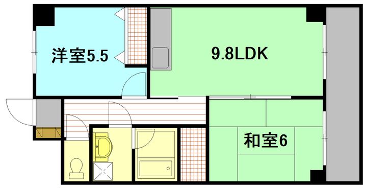 アストピア段原の間取り