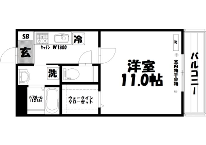 サラン金剛の間取り