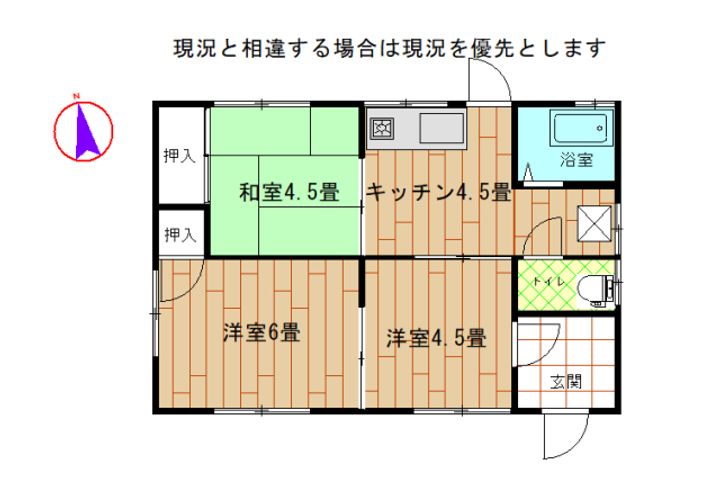 岡山県岡山市南区当新田(一戸建)の賃貸物件の間取り