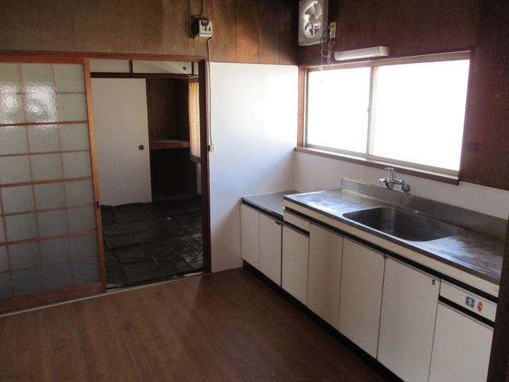 岡山県岡山市南区当新田(一戸建)の賃貸物件のキッチン