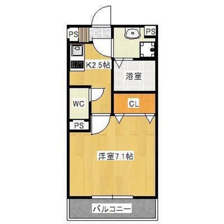 Prestige SHIMADAの間取り