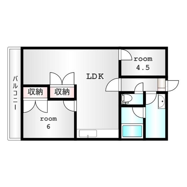 群馬県高崎市緑町1(マンション)の賃貸物件の間取り