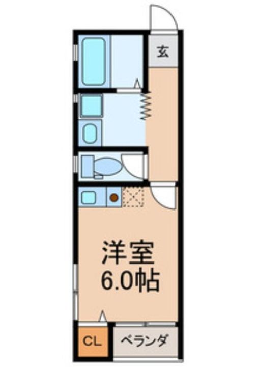 千葉県千葉市美浜区幕張西1(アパート)の賃貸物件の間取り