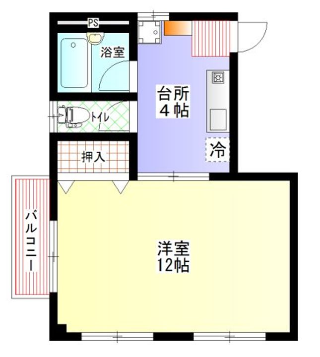 メゾンオクノの間取り