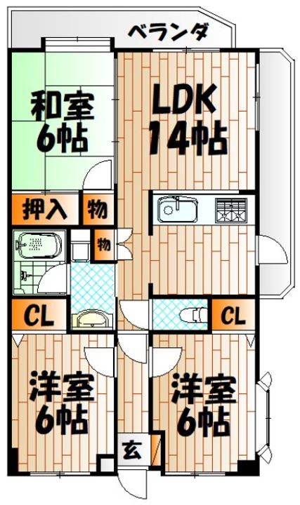 ラ・セーヌ タイヨーの間取り