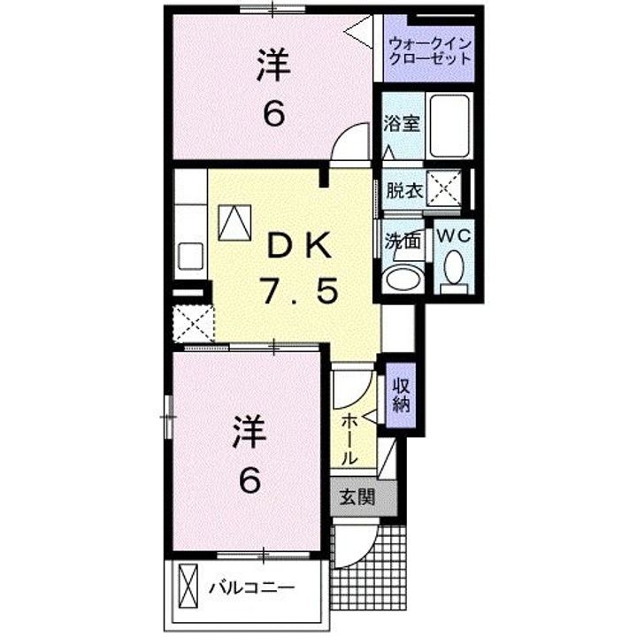 エスポワール昴IIIの間取り