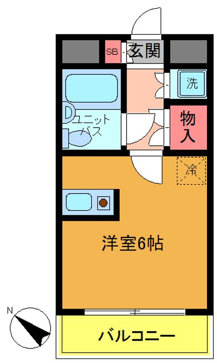 千葉県市川市行徳駅前1(マンション)の賃貸物件の間取り