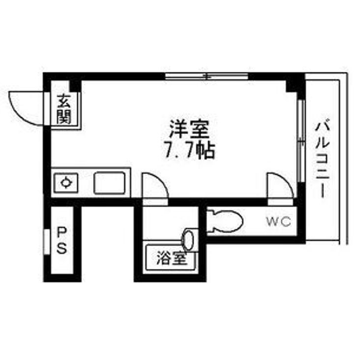 大阪府大阪市東淀川区東中島1(マンション)の賃貸物件の間取り
