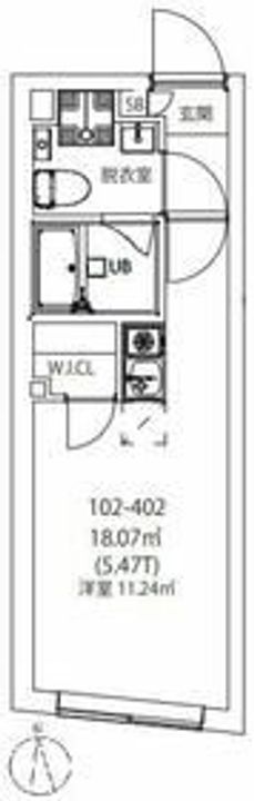 CITY WALK 王子の間取り