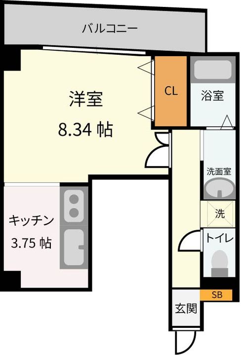 パインフィールド1stの間取り