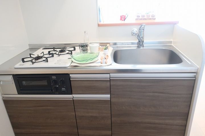 香川県綾歌郡宇多津町浜四番丁(アパート)の賃貸物件のキッチン