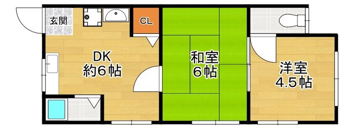 田中ハイツの間取り