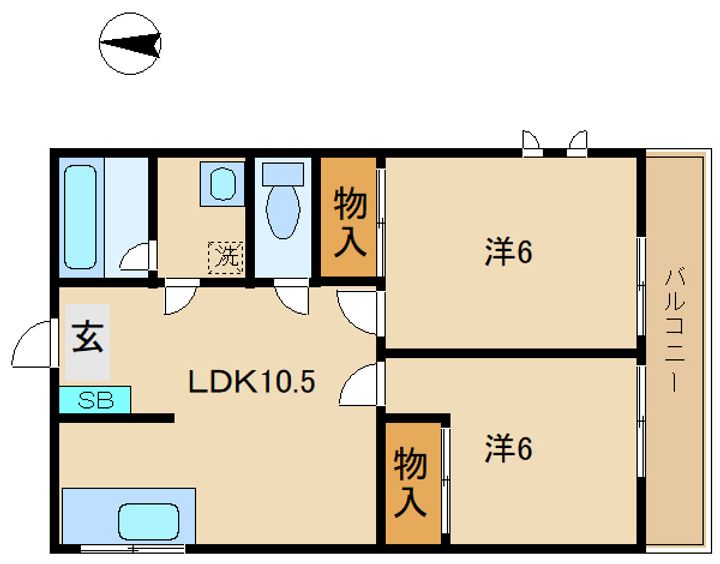 パセオ成城の間取り